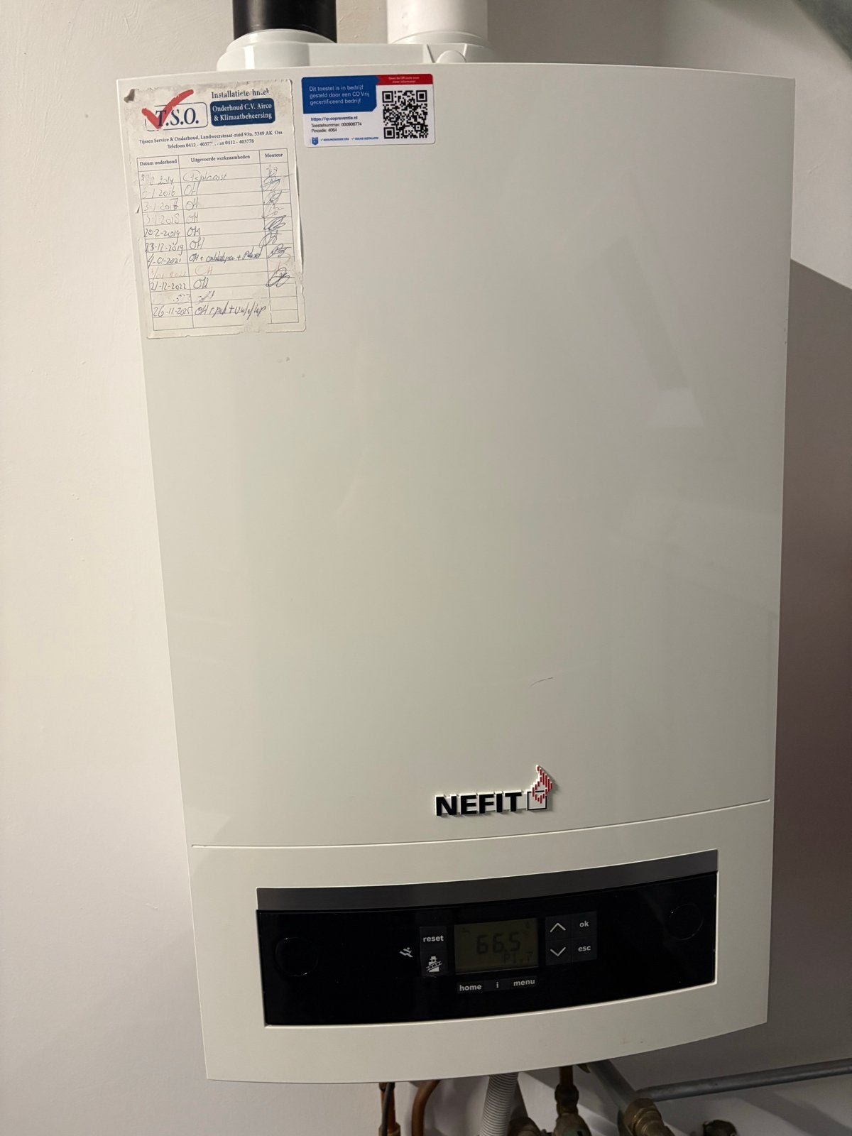Nefit CV-ketel - Goed onderhouden, Gebruikt, Hoog rendement (Hr), Cv-ketel of Combi-ketel, Ophalen of Verzenden