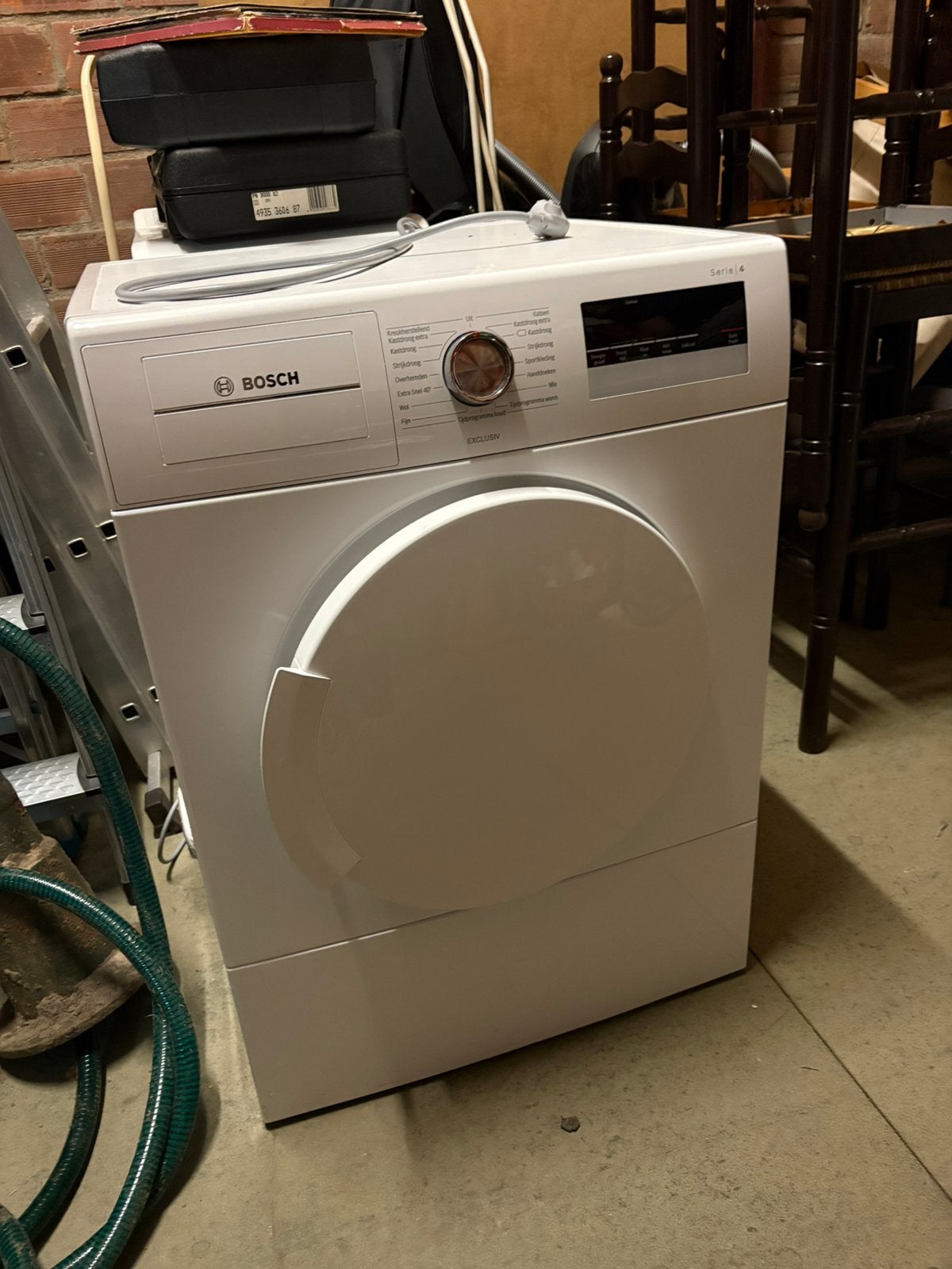 bosch wta73901 wasdroger, Ophalen, 6 tot 8 kg, Gebruikt, Minder dan 85 cm