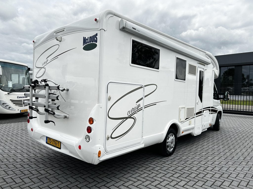 McLouis MC4 Sovereign 73 G Enkele-bedden/2014/Hefbed/Euro-5!, Caravans en Kamperen, Campers, Fiat, 7 tot 8 meter, Bedrijf, Half-integraal