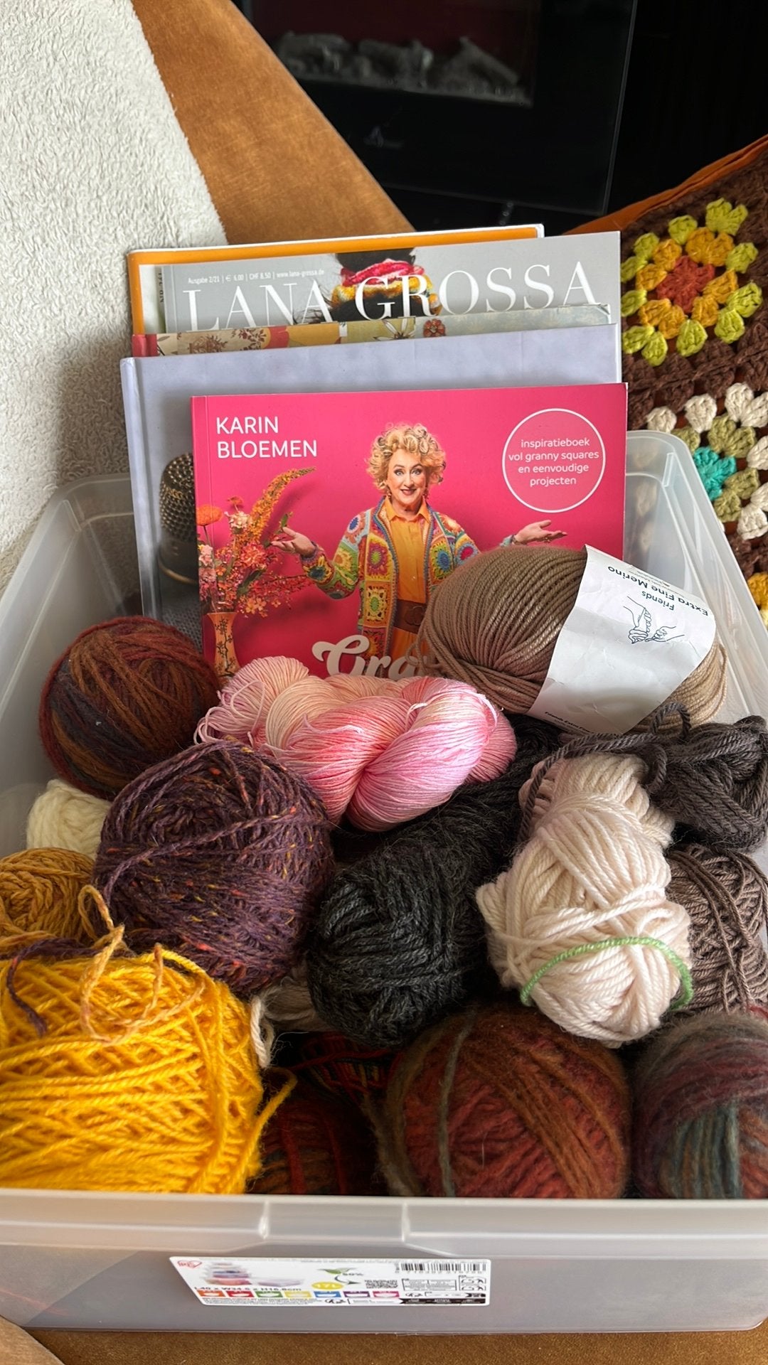 Restjes wol, handwerk boeken, Hobby en Vrije tijd, Ophalen, Zo goed als nieuw, Breien of Haken, Wol of Garen