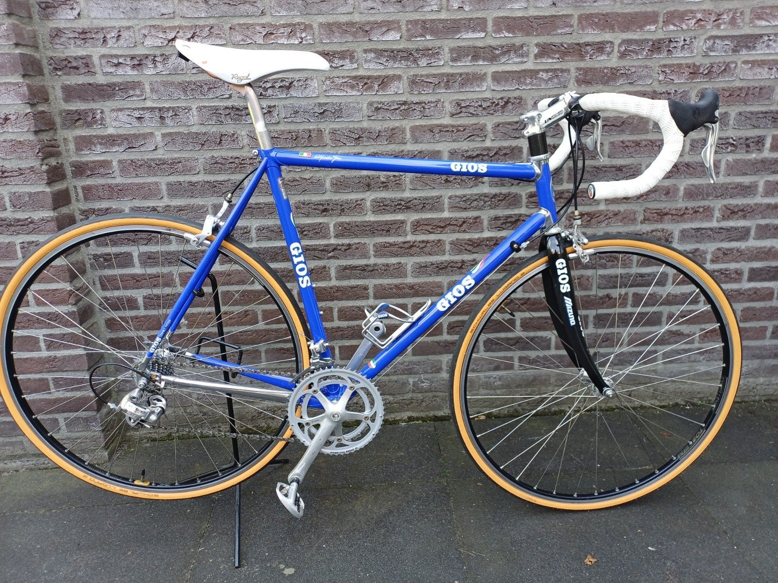 Gios Compact Pro maat 57 Campagnolo ZEER nette staat!!, 28 inch, Gebruikt, Staal, Velgrem