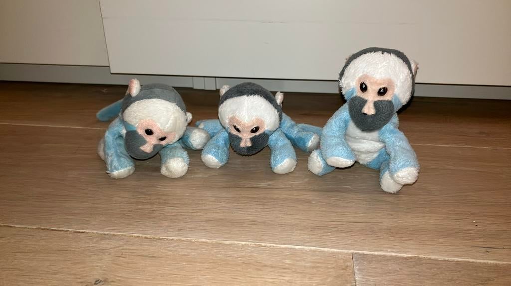 Apenheul aap aapje blauw, Ophalen of Verzenden, Zo goed als nieuw, Overige typen