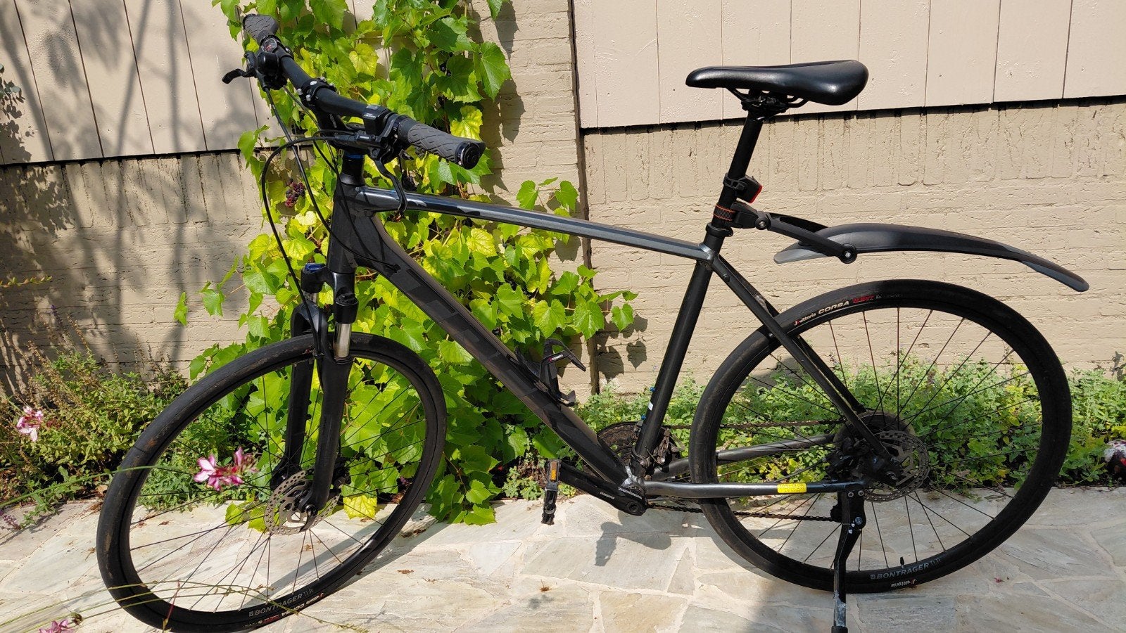 Trek Duel Sport Herenfiets XL (60cm), Fietsen en Brommers, 28 inch, Gebruikt, Vering, 15 tot 20 versnellingen