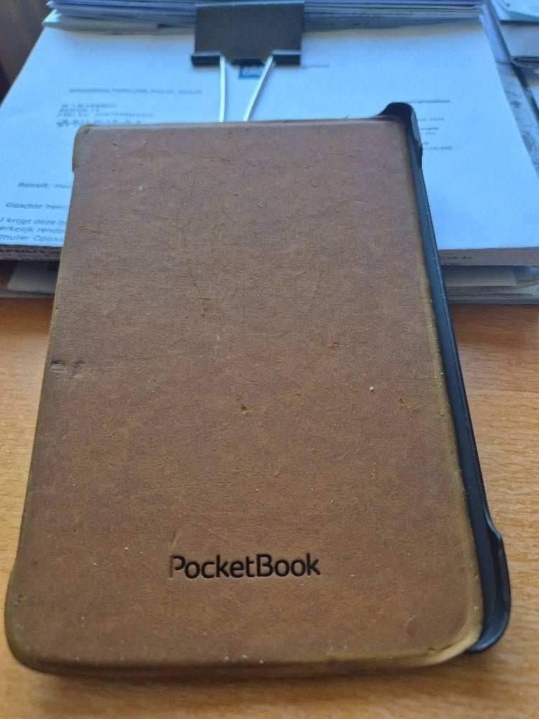 Pocketbook Shell HD 3/Color/Touch Lux 4/5 Book Case Bruin, Computers en Software, E-readers, Gebruikt, 7 inch, 16 GB of meer, Touchscreen