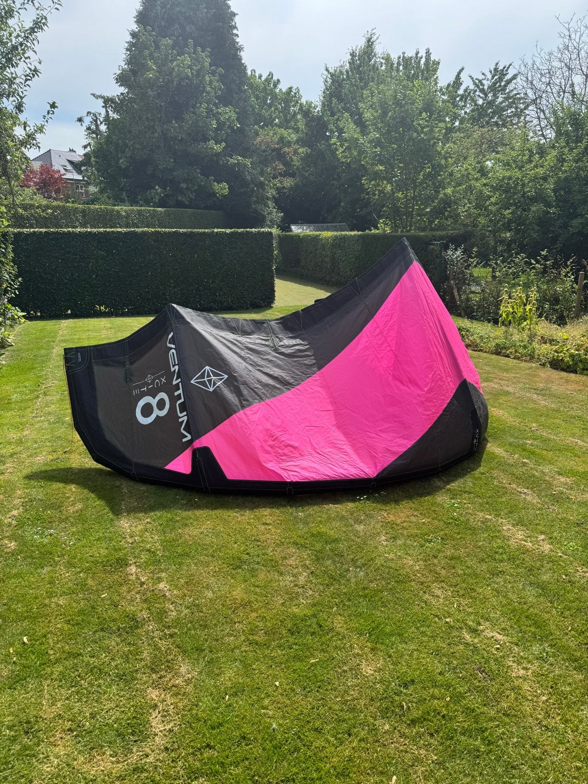 Ventum 8m² xcite kite, Ophalen, 8 m², Geen board, Zo goed als nieuw