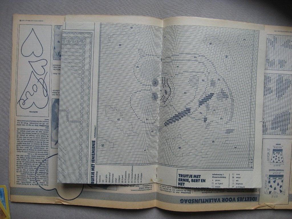 ariadne handwerken febr. 1989 - Sesamstraat om zelf te maken, Ophalen of Verzenden, Zo goed als nieuw, Overige typen