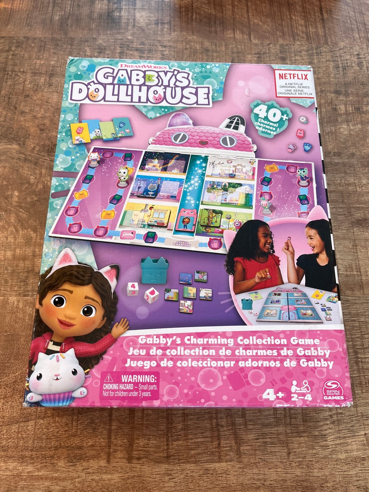 Gabby's Dollhouse Bordspel - Gabby's Charming Collection Gam, Drie of vier spelers, Ophalen of Verzenden, Gebruikt