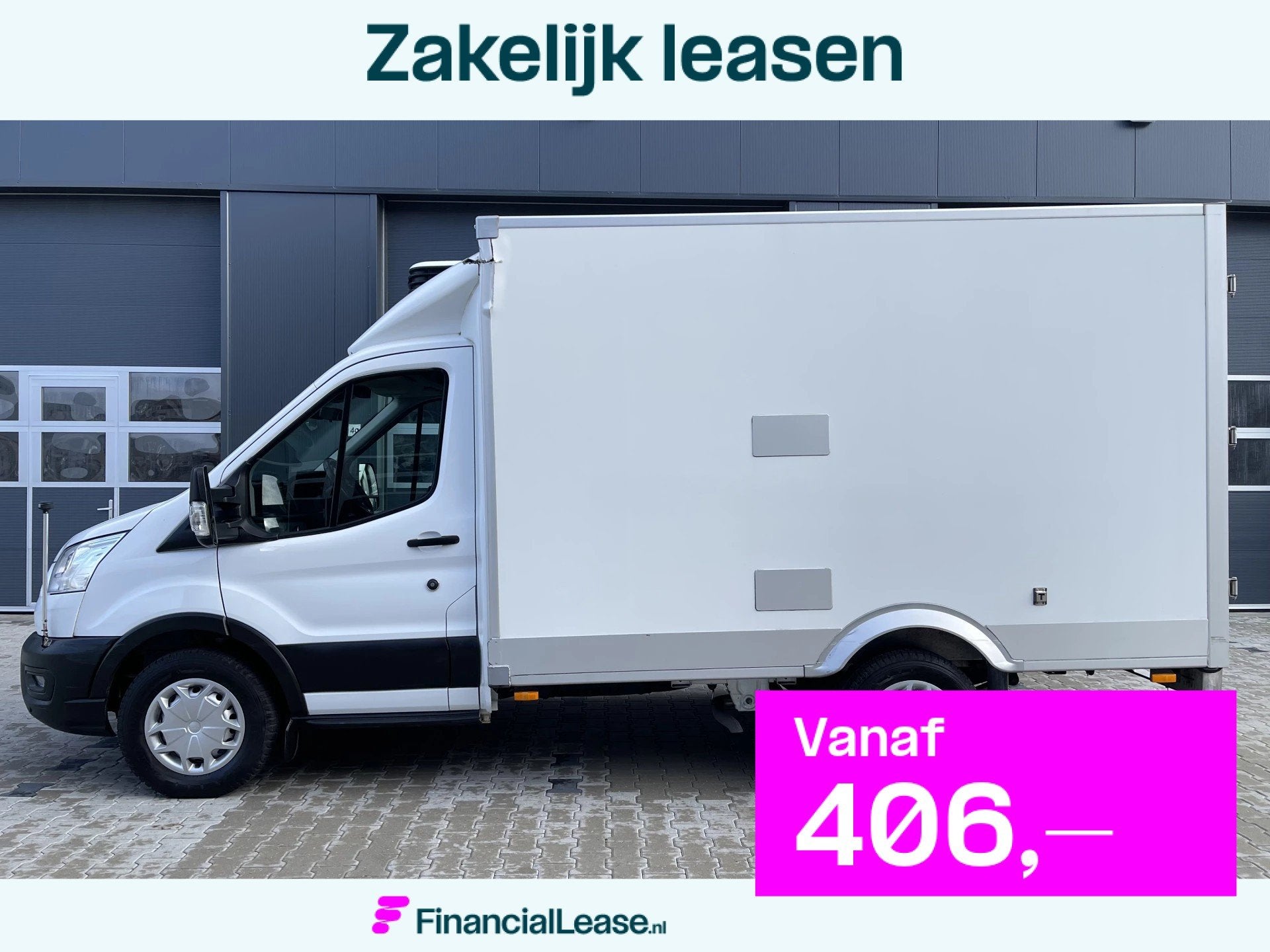 Ford Transit 2.0 TDCI automaat bakwagen met Carrier koeling, Auto's, Bestelauto's, Bedrijf, Lease, Financial lease, Achteruitrijcamera