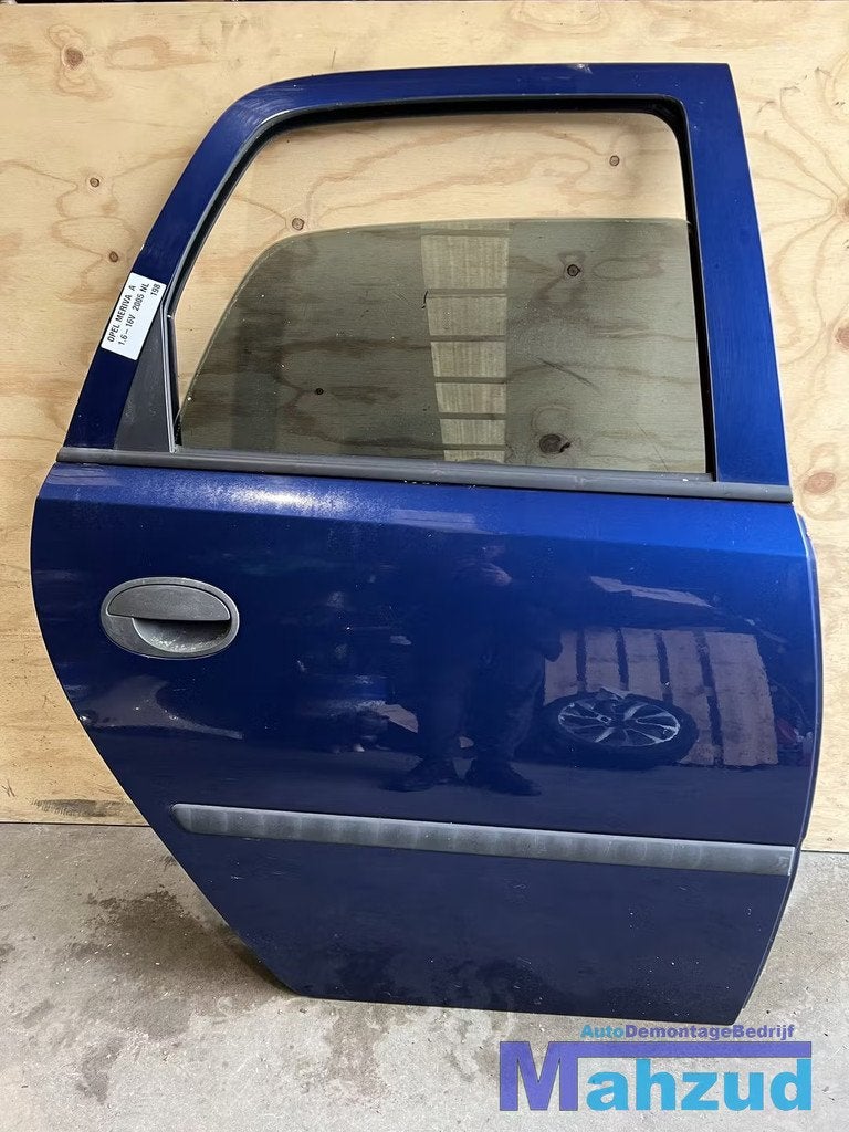 OPEL MERIVA A Z21B Blauw rechts achter deur portier 2003-201, Gebruikt, Deur, Ophalen of Verzenden, Kontakt@opel-infoservice.de