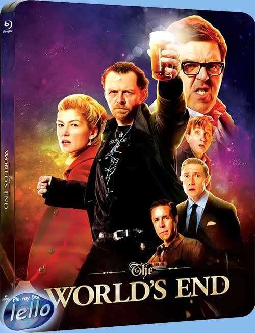 Blu-ray: The World's End (2013 Simon Pegg, Nick Frost) SB UK, Ophalen of Verzenden, Nieuw in verpakking, Humor en Cabaret