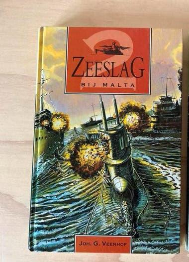 Zeeslag Bij Malta (2) Joh.G.Veenhof, Boeken, Ophalen of Verzenden, Zo goed als nieuw
