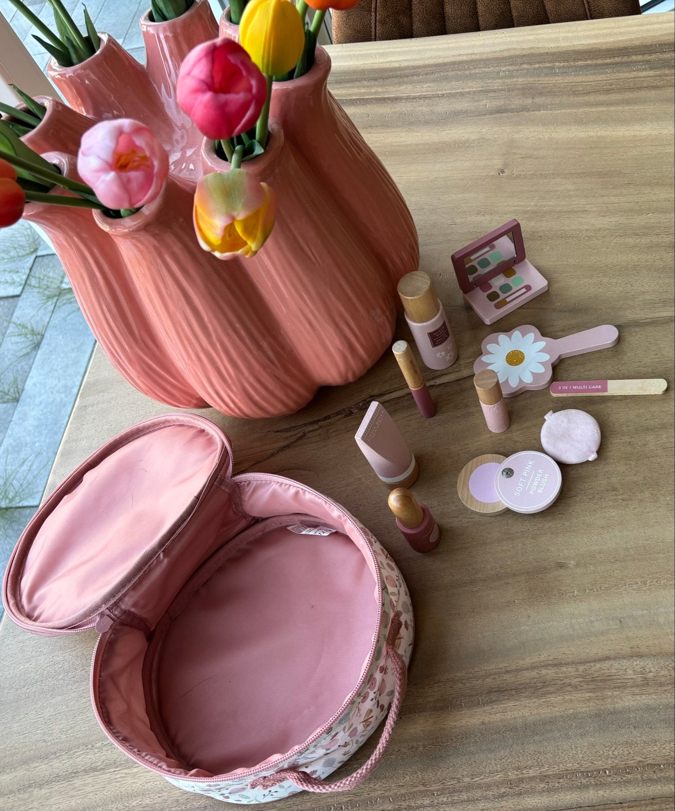 Little Dutch Make-up Set met Tasje, Kinderen en Baby's, Speelgoed | Houten speelgoed, Ophalen, Gebruikt, Overige typen