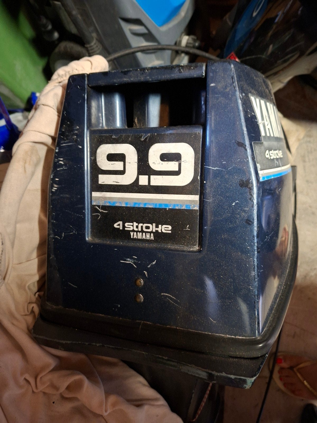 Yamaha 9.9 PK 4-takt buitenboordmotor, Watersport en Boten, Buiten- en Binnenboordmotoren, Ophalen, Gebruikt, 5 tot 10 pk, Viertaktmotor