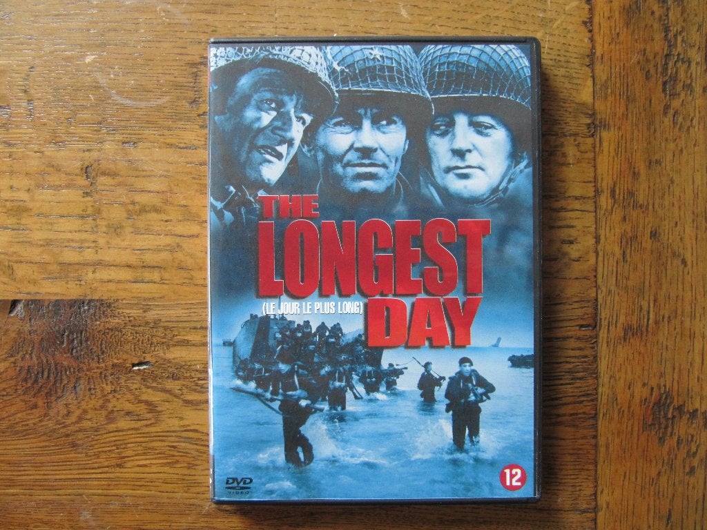 DVD THE LONGEST DAY  TWEEDE WERELDOORLOG, Alle leeftijden, Ophalen of Verzenden, Zo goed als nieuw, Overige gebieden