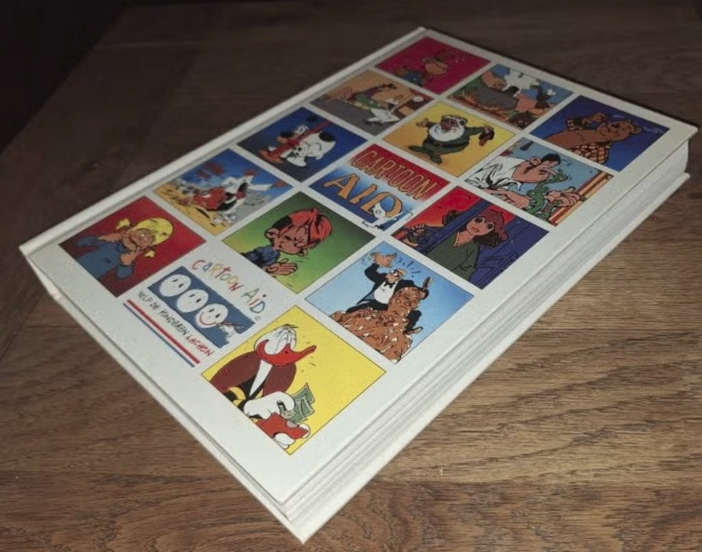 Cartoon Aid hardcover 1989, Eén stripboek, Ophalen of Verzenden, Zo goed als nieuw, Diverse tekenaars en schrijvers
