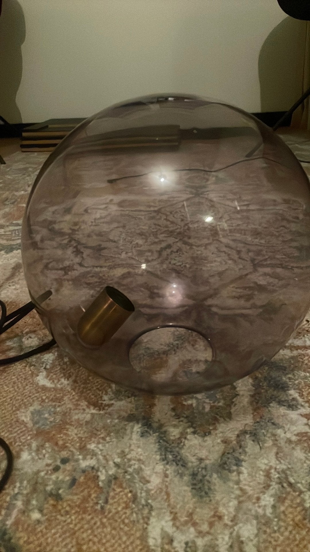Lamp karwei rookglas, Ophalen, Overige typen, Scandinavisch, Overige merken