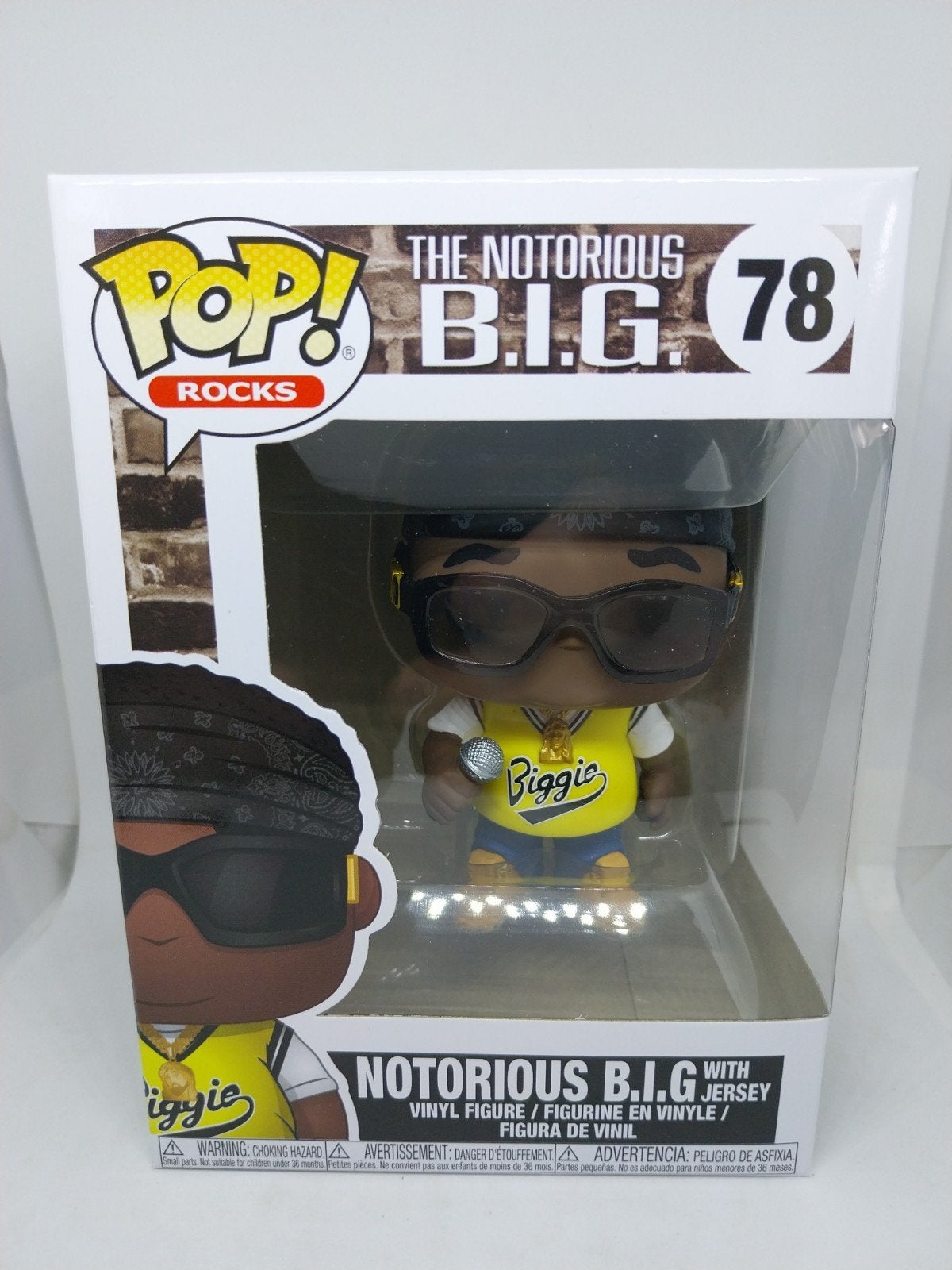 Funko Pop Rocks #78 Notorious B.I.G. met Jersey, Verzamelen, Ophalen of Verzenden, Nieuw