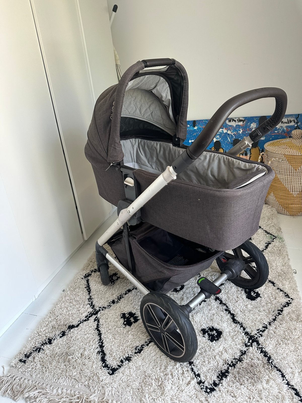 Nuna kinderwagen met reiswieg en zitje, Kinderen en Baby's, Kinderwagens en Combinaties, Overige merken, Gebruikt, Ophalen of Verzenden
