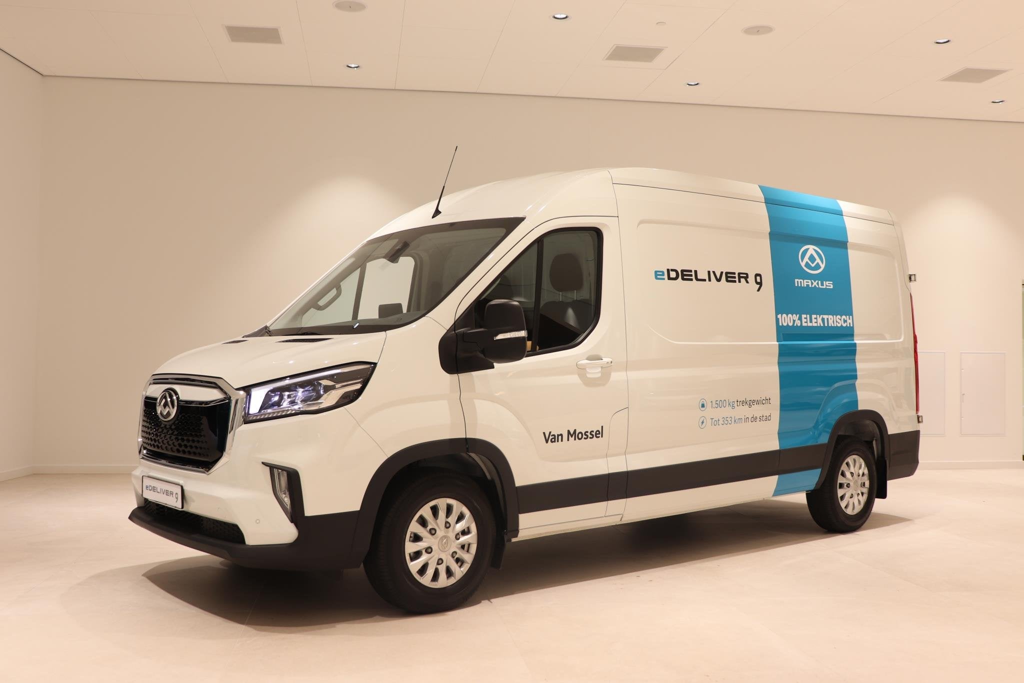 Maxus eDeliver 9 L3H2 89 kWh LMV | Lat om Lat Betimmering |, Auto's, Stof, 89 kWh, Met garantie (alle), Maxus