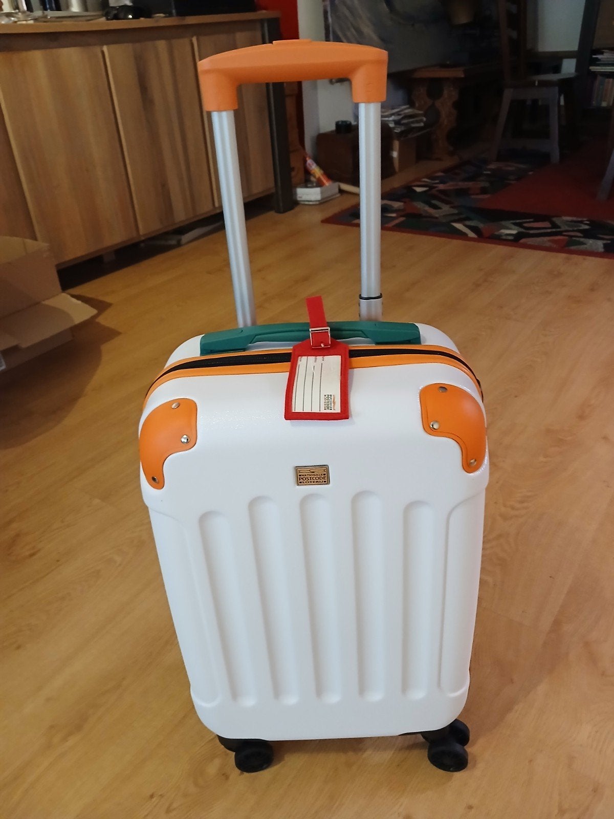 rolkoffer staatsloterij, Sieraden, Tassen en Uiterlijk, Koffers, 50 tot 60 cm, Hard kunststof, Nieuw, Ophalen of Verzenden