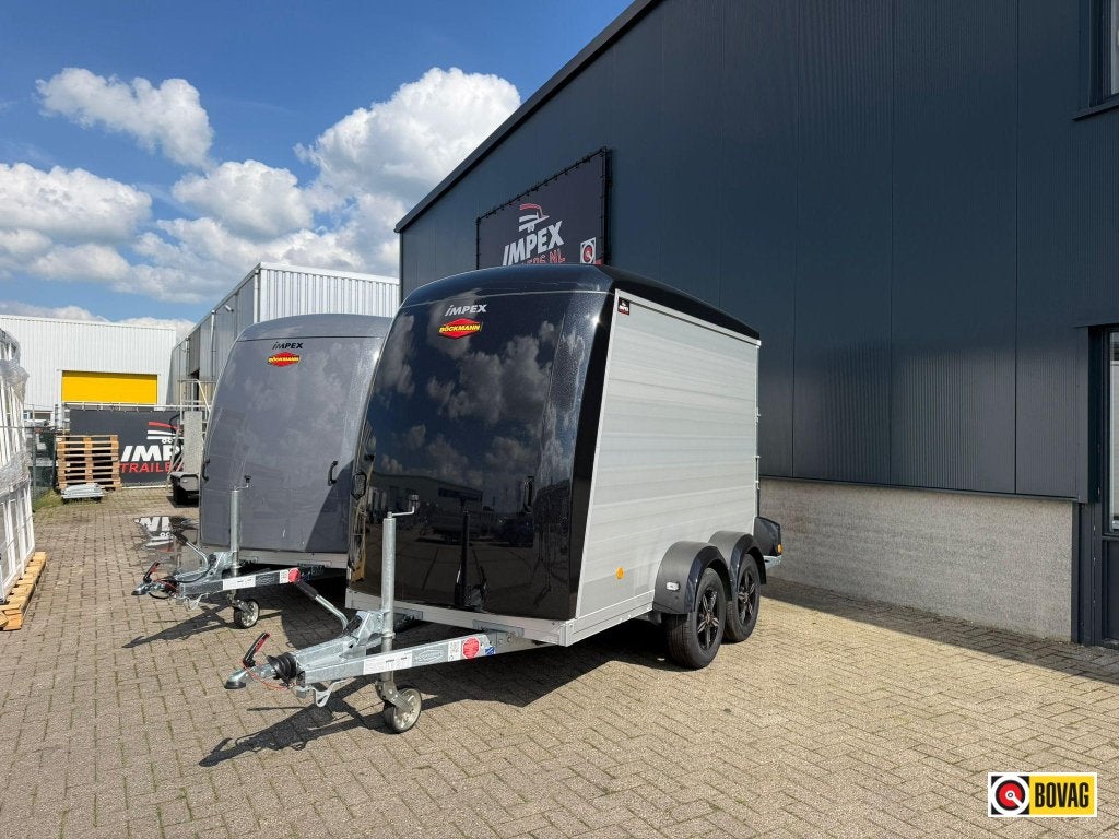 Bij Impex 2x Bockmann aluminium +draaiklep 326x187x209 cm, Nieuw