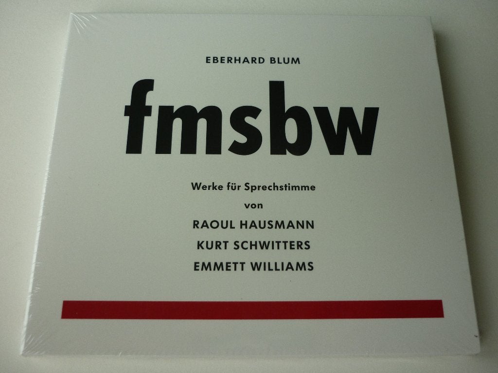 Eberhard Blum – Fmsbw (Werke Für Sprechstimme) nieuw, Ophalen of Verzenden, Modernisme tot heden, Nieuw in verpakking, Overige typen
