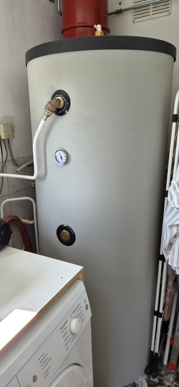 OEG Verswaterboiler 400 liter - Zo goed als nieuw, Ophalen, 100 liter of meer, Boiler, Minder dan 3 jaar oud