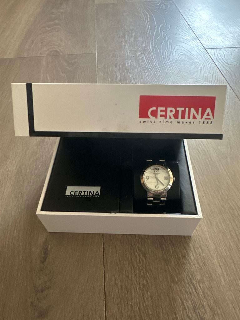 Certina DS Podium horloge - Zo goed als nieuw, Overige merken, Staal, Polshorloge, Ophalen of Verzenden