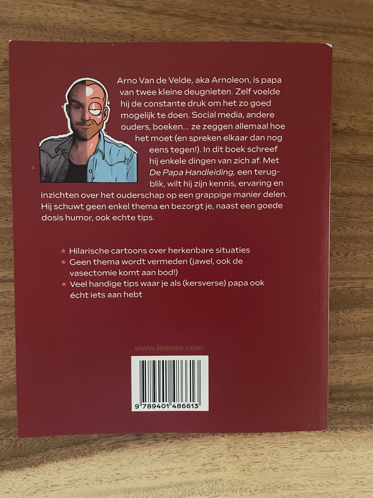 De Papa Handleiding - Arno Van de Velde (Arnoléon), Boeken, Ophalen of Verzenden, Nieuw, Opvoeding tot 6 jaar