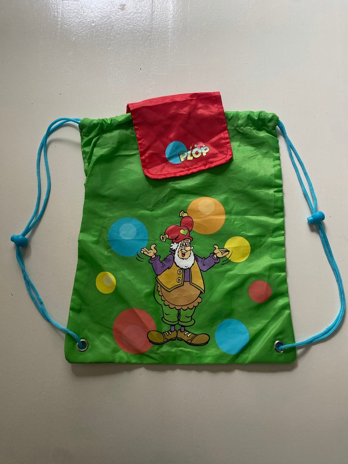 Piet Piraat gymtas / zwemtas - Groen met stippen, Ophalen of Verzenden, Gebruikt