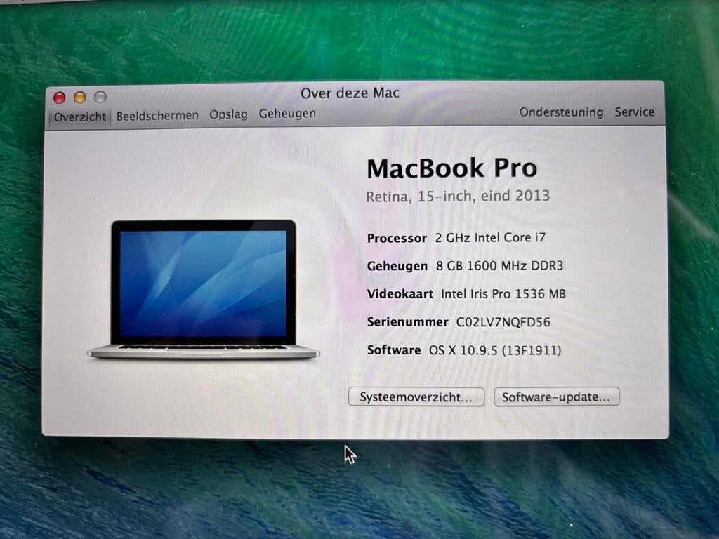 Apple MacBook Pro (oktober 2013) i7, 8GB RAM, 256GB SSD, MacBook Pro, Gebruikt, 256 GB, 2 tot 3 Ghz