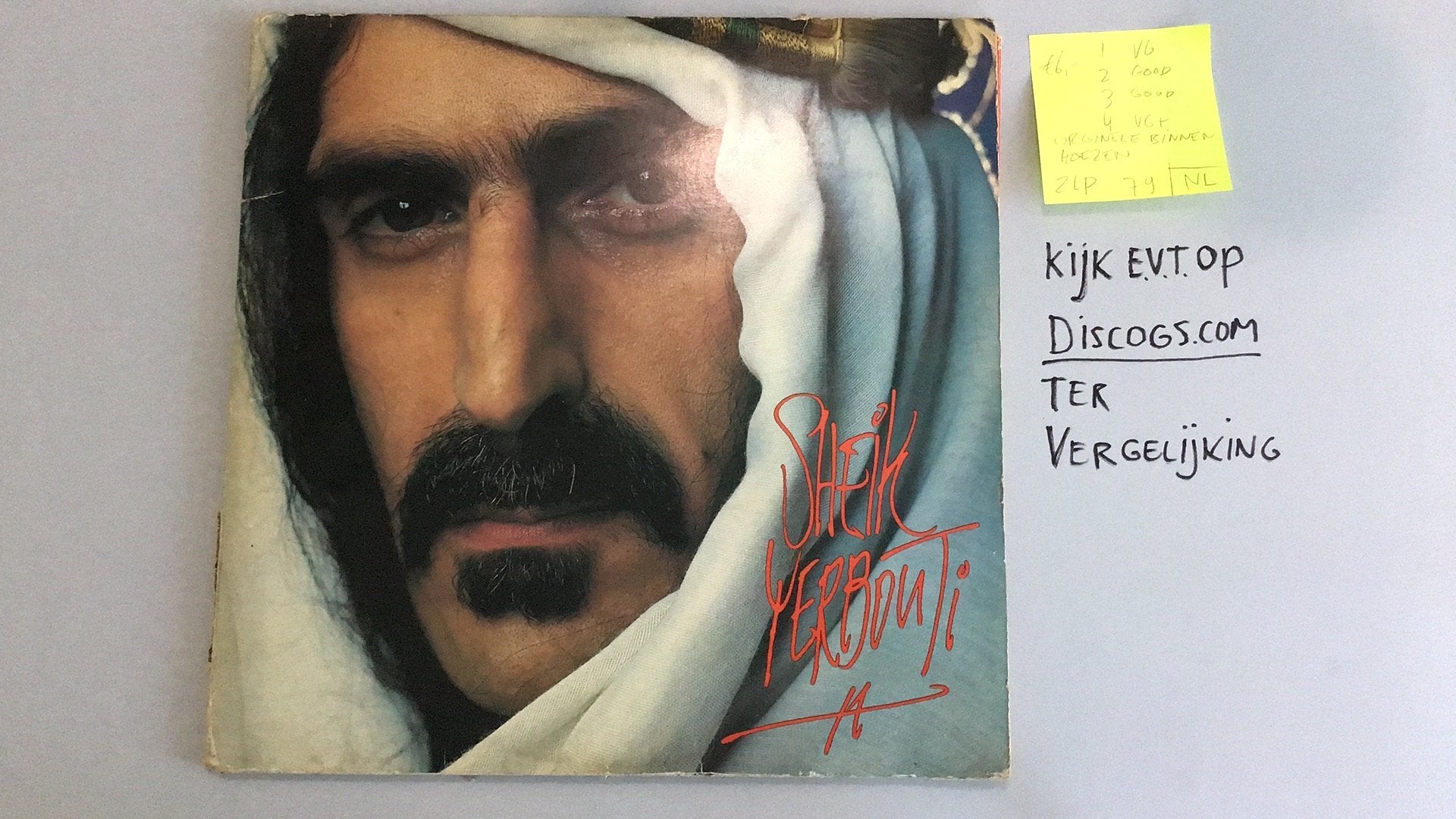 Frank Zappa - Sjeik Yerbouty, Ophalen of Verzenden, Gebruikt, Overige formaten