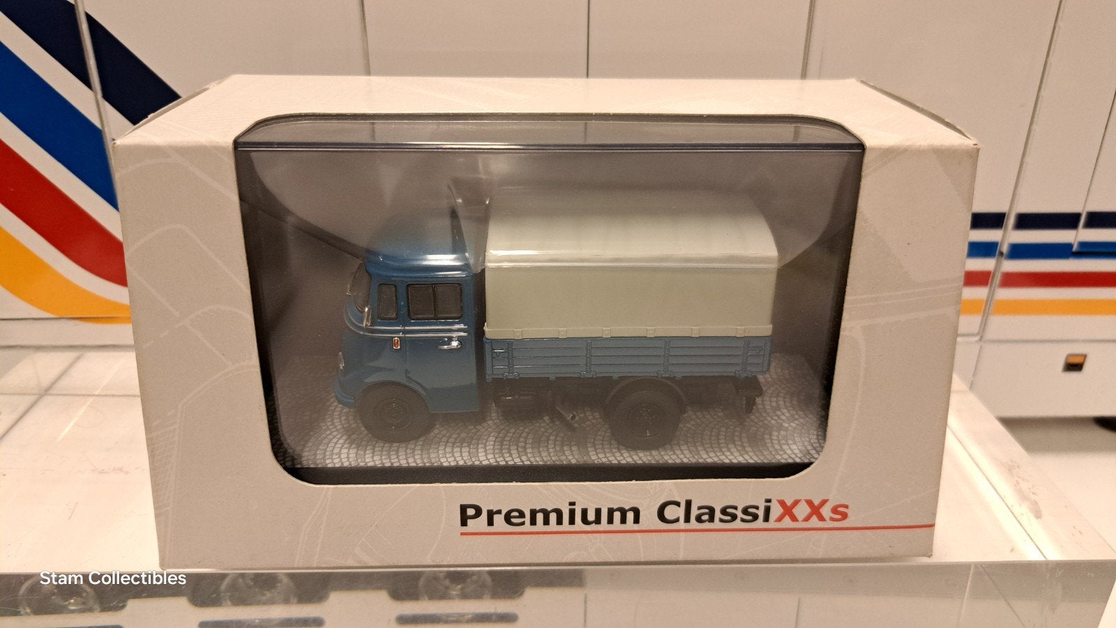Premium Classixxs Mercedes-Benz L319 Pritsche Blue, Overige merken, Auto, Nieuw, Ophalen of Verzenden
