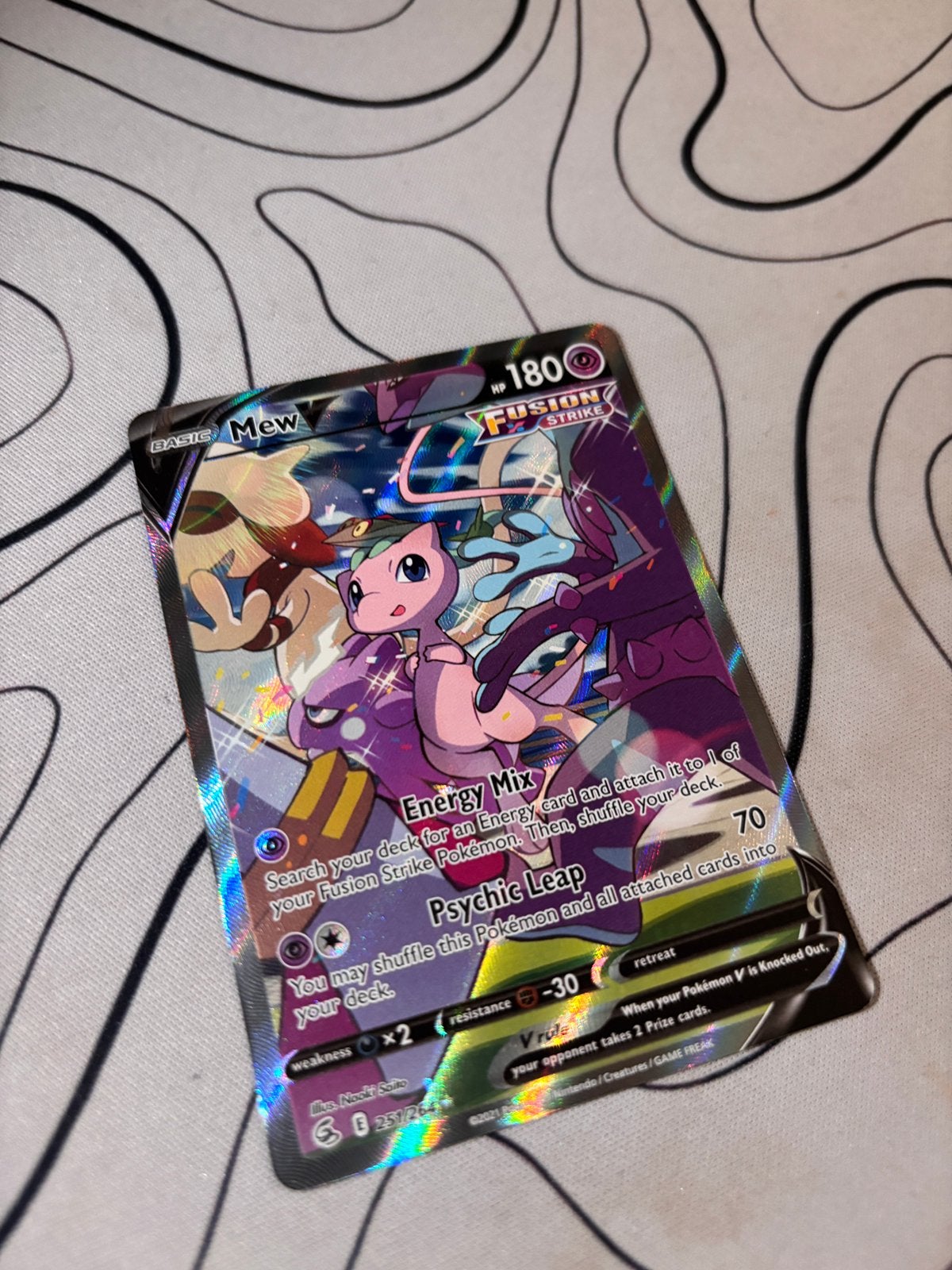 Mew V 251/264, Hobby en Vrije tijd, Verzamelkaartspellen | Pokémon, Verzenden, Nieuw
