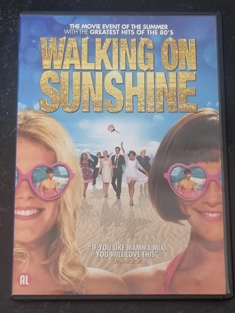 Walking on Sunshine DVD - Muzikale Romantische Komedie, Cd's en Dvd's, Dvd's | Drama, Zo goed als nieuw, Overige genres, Vanaf 9 jaar