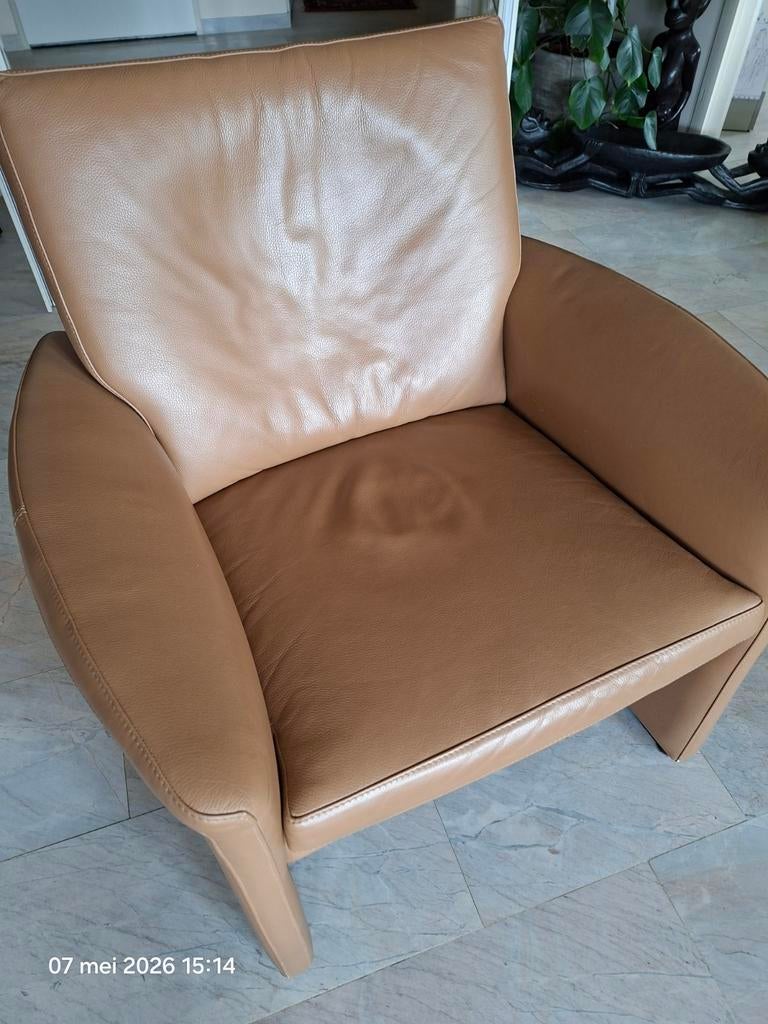 Leolux fauteuil., Ophalen of Verzenden, Gebruikt, 75 tot 100 cm, 75 tot 100 cm