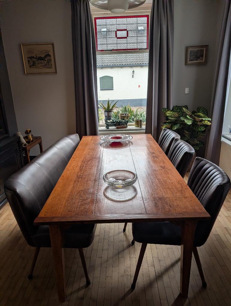 Fantastische eetkamerset te koop, Ophalen, Gebruikt, Klassiek, Minder dan 4 stoelen