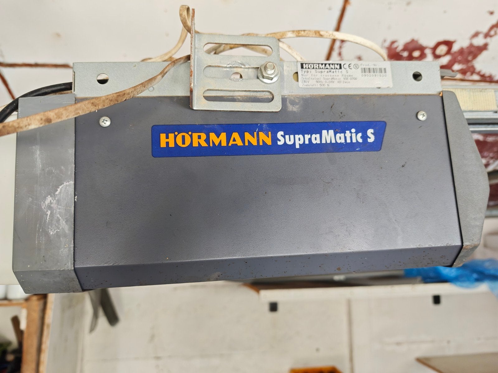 Hormann SupraMatic S Garagedeuropener - Gebruikt, Doe-het-zelf en Verbouw, Ophalen, Gebruikt, Garagedeur, 120 cm of meer