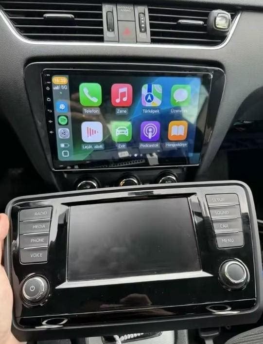 Skoda Octavia 2013-2019 android 14 navigatie radio carplay, Ophalen of Verzenden, Nieuw