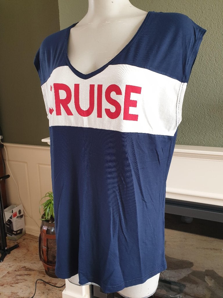 Articles leuk en sportieve top shirt mt 42 L, Maat 42/44 (L), Zo goed als nieuw, Articles, Zonder mouw