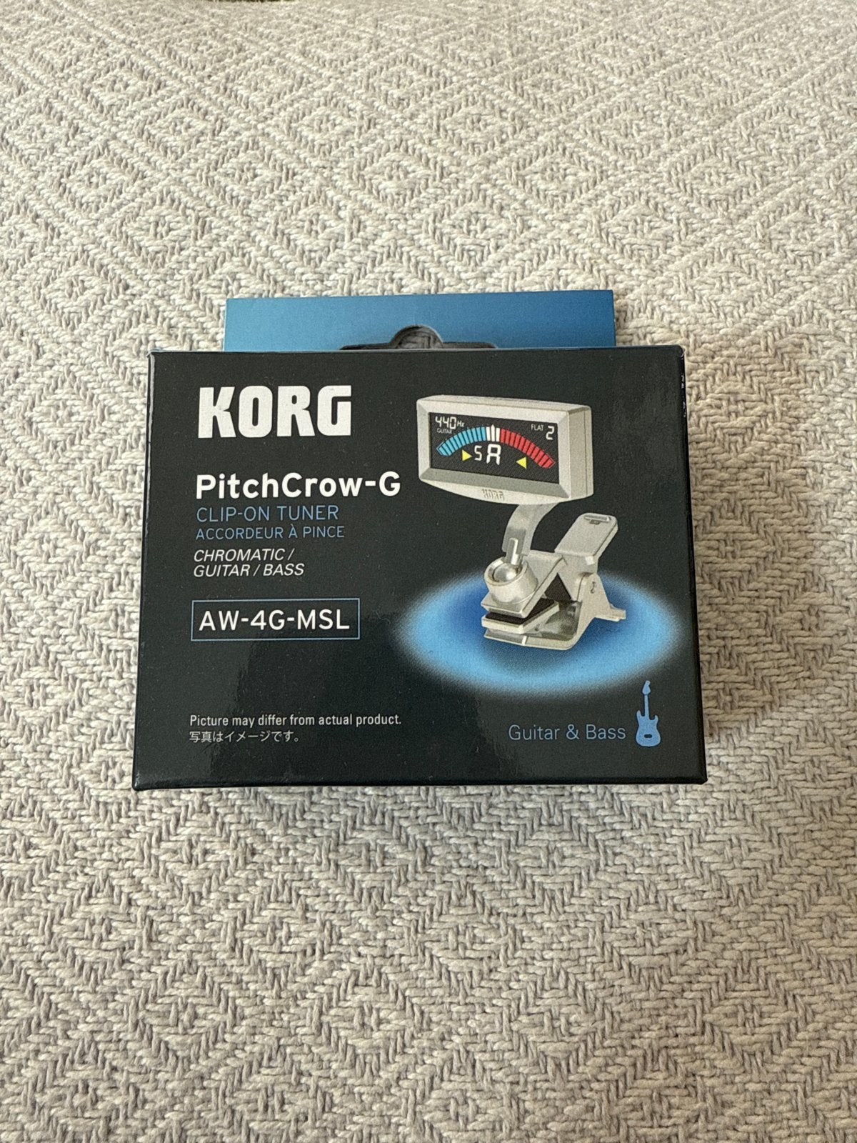 Korg PitchCrow-G Clip-On Tuner voor Gitaar/Bas, Ophalen of Verzenden, Nieuw, Elektrische gitaar