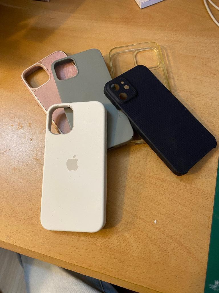 5 hoesjes voor iphone 12 mini, Ophalen of Verzenden, Gebruikt, Apple, IPhone 12 Mini