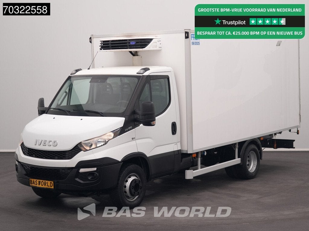 Iveco Daily 70C18 3.0L Lamberet Koelwagen Carrier Xarios 350, Euro 5, Stof, Gebruikt, Iveco