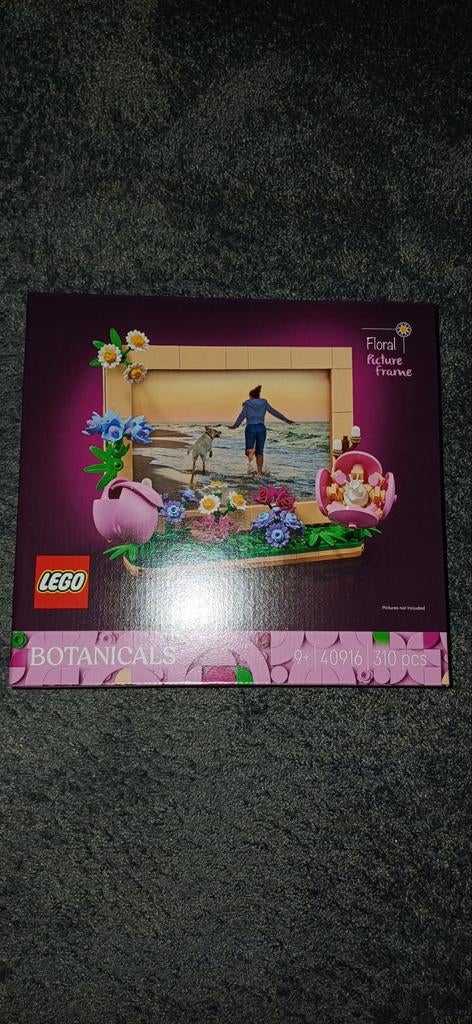 Lego 40916 Floral Picture frame Botanicals, Overige thema's, Lego, Nieuw, Ophalen of Verzenden