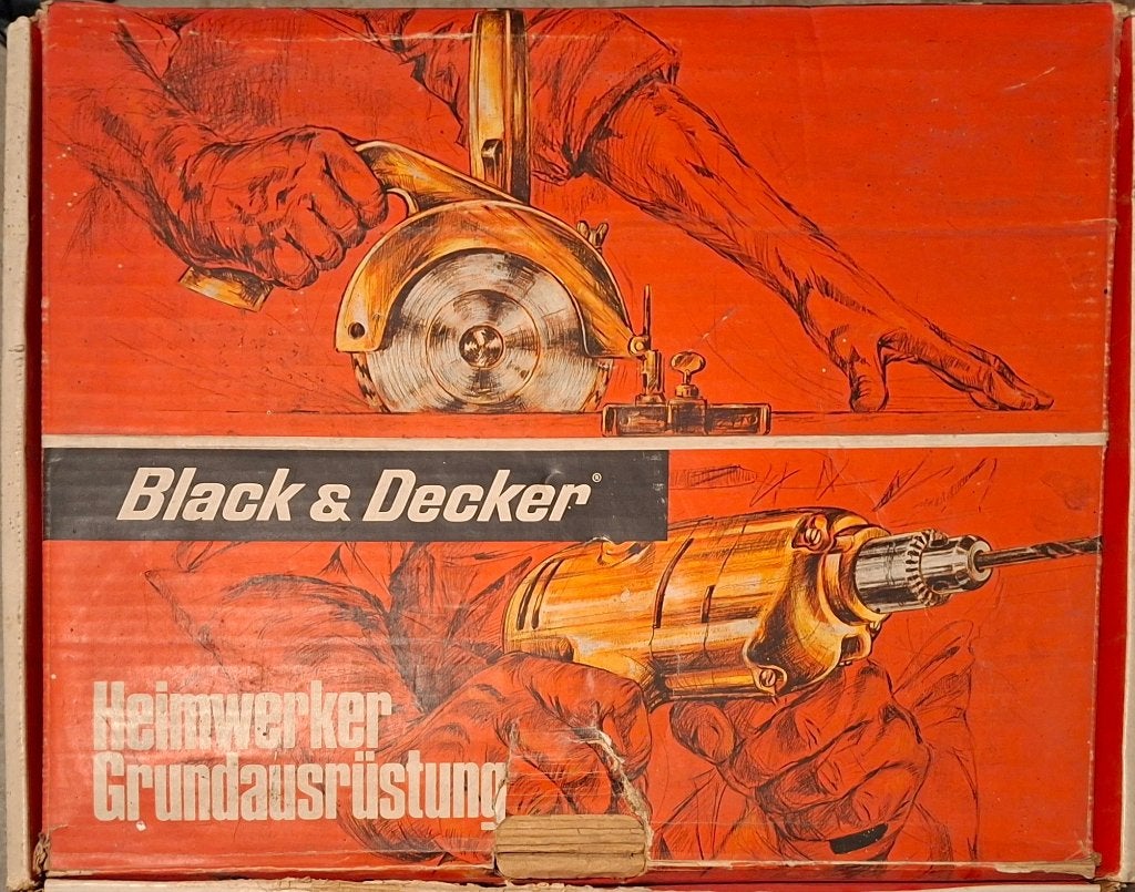 Vintage Black & Decker Boormachine Set - Heimwerker, Ophalen of Verzenden, Gebruikt, Minder dan 400 watt, Boormachine