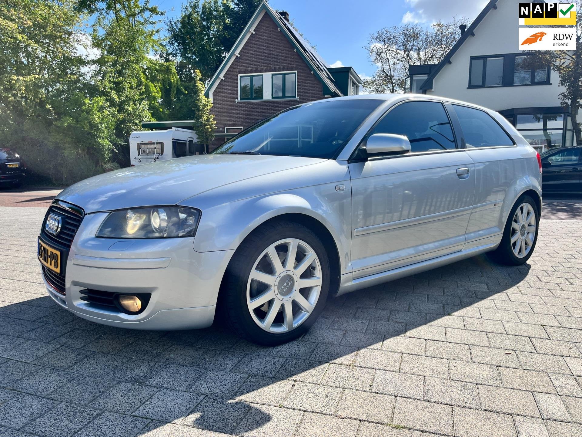 Audi A3 2.0 TFSI 3x S-Line 200 PK Leder Xenon Ecc LM NL Auto, Auto's, Audi, Gebruikt, 4 cilinders, 1984 cc, Bedrijf