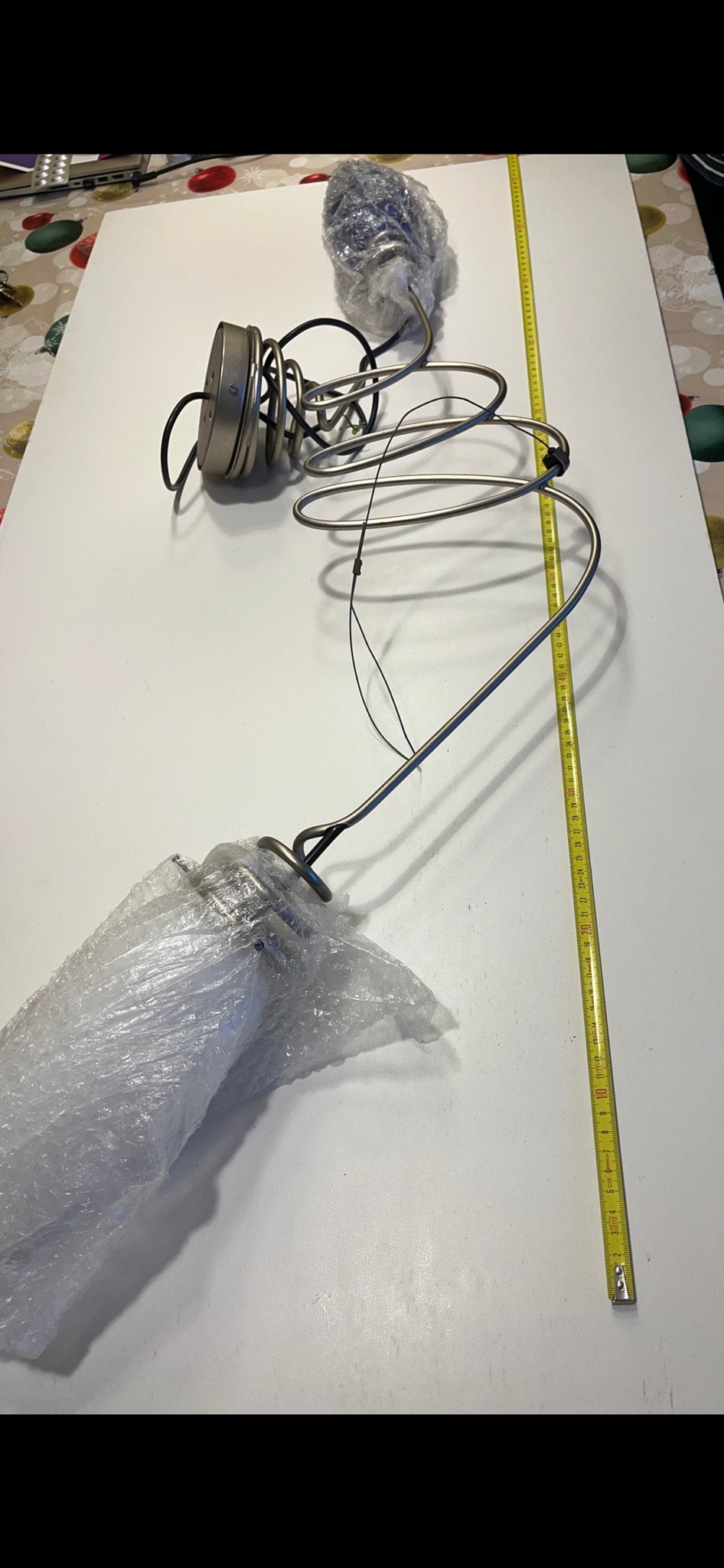 Unieke Italiaanse Designlamp - Modern en Stijlvol, Ophalen, Gebruikt, Metaal, E27 (groot)