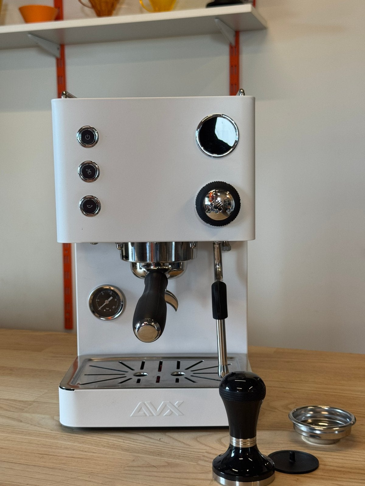 AVX HeroX (Turin Legato v2 , Miicoffee Apex v2), Ophalen of Verzenden, Zo goed als nieuw, Koffiemachine