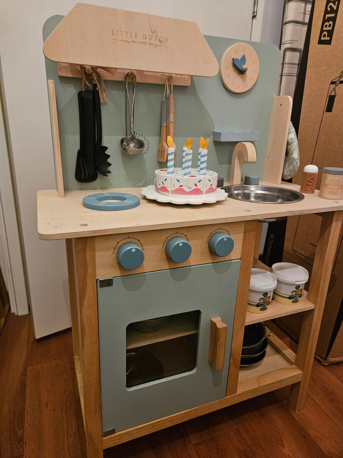 Little Dutch Houten Keukentje, Ophalen, Gebruikt, Hout, Speelkeuken