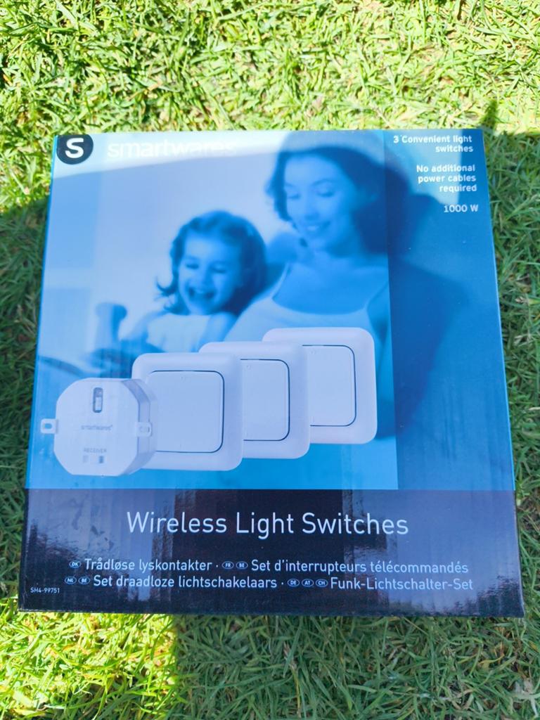 Smartwares Draadloze Lichtschakelaars Set (3 stuks), Ophalen of Verzenden, Nieuw, Schakelaar